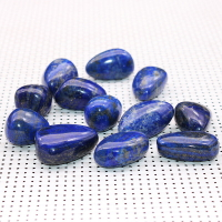 如鴻天然青金石原石擺件藍色水晶碎石大顆粒魚缸裝飾石頭造景石