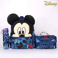 Disney Smiggle Hot-selling Schoolbag Female Mickey Wheel Backpack Mickey Children's Knapsack Case Lunch Bag Backpack Set Gift