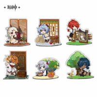 Standee Genshin Impact tượng acrylic standee game mica chibi mô hình trang trí