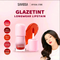 Saviosa Glazeint Longwear lipstain tahan 18 jam -Waterproof - Transferproof - plumpy -Anti kering -H