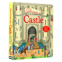 Usborne Look Inside a Castle, Children's books aged 3 4 5 6, English picture books, 9781409566175