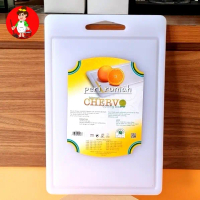 Talenan Plastik Cutting Board Chervo 2426 Green Leaf