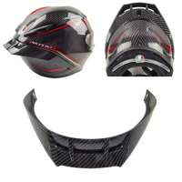 Carbon fiber appearance Motorcycle Rear trim helmet spoiler case for AGV Pista GPR corsa
