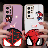 Marvel Avengers Super SpiderMan Cover Smooth E-TPU Phone Case Huawei MATE 20X 30 40 P20 P30 P40 LITE MAGIC 4 5 PRO Y9 PRIME Case