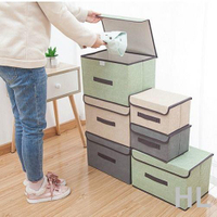 家用無紡布收納箱布藝儲物盒整理箱衣柜可折疊收納盒衣服儲物箱