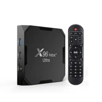 S905X4 TV Box Android 11 X96Max Plus Ultra 4GB 64GB TVBOX AV1 8K Wifi BT 4.0 Streaming Player IPTV Set Top Box