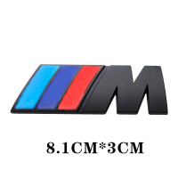 BMW M Sport รถโลหะสัญลักษณ์สติกเกอร์ป้ายปีกด้านข้าง Fender Styling โลโก้สำหรับ BMW M3 4 M5 M6 M7 320