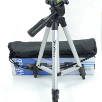 Lightweight Tripod Weifeng WT 3111 Portable 3-way Head For Carema With Bag Phone Clip Holder