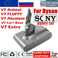 SV11 21.6V 6000mAh Lithium Rechargeable Battery for Dyson SV11 V7 FLUFFY V7 Animal V7 trigger Vacuum Cleaner