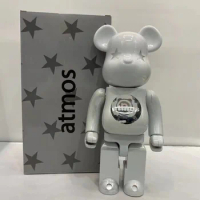 Hot Sell 28cm Be@rbricklys 400% Bearbrick Atmos Five-Pointed Stars Violence Action Figure Collectible Model Toy Gifts With Box