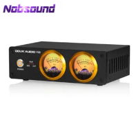 Nobsound Dual Microphone + LINE Analog VU Meter Display for Amplifier Sound Level DB Panel Music Spectrum Audio Indicator
