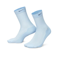 【NIKE 耐吉】襪子 女款 中筒襪 運動襪 1雙組 W NK SHEER CREW 藍 DV5701-479