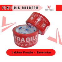 VENTURIS Lakban Fragile Merah Jangan Dibanting Merk Seven star
