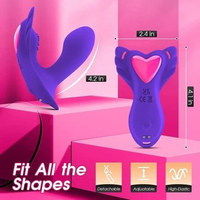 Bestseller APP 9 modes getar Remote Control Vibratorr Wanita Alat Pijat Elektrik Wearable bisa di ca