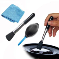 4 in 1 Cleaning Kit Replacement for Camera Lens Computer Laptop Binoculars Scopes Cleaning Cloth Brush