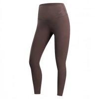 【NIKE 耐吉】長褲 女款 運動褲 AS W NK DF ZENVY HR 78 TGHT 礦石灰 DQ6016-004