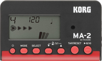 【日本代購】KORG 電子節拍器 黑紅色 MA-2 BKRD
