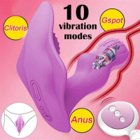 Wearable Wireless Remote Control Panties Vibrator Dildo Butterfly Rechargeable Massager Invisible Sh