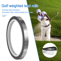 65g/91g Golf Lead Tape 1/4x197in and 3/8x197in Available Tape Lead Sheet Self-Adhesive for Golfer Training Tennis Pickleball