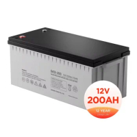 China 12v 200ah accumulator solar battery lead acid battery sealed 12 volts price for industrial
