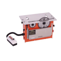 New Arrival Portable Woodworking Machinery Master Saw Table Double Saw Blade Woodworking Table Saw