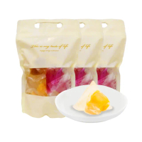 【樂活e棧】繽紛蒟蒻水果冰粽-芒果口味12顆x3袋(端午 粽子 甜點 全素)