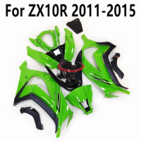 Green glossy black line print Motorcycle Full Fairing Kit For Kawasaki ZX10R Cowling Fit ZX10 R ZX 10R 2011 2012 2013 2014 2015