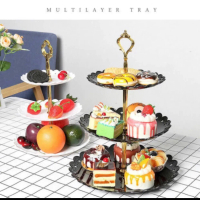 RAK MAKAN KUE BUAH CAKE 3 TINGKAT