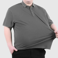 Polo shirt for men, t-shirt 8XL Business Plus Size Loose Fit Clothing Summer Fashion Dress