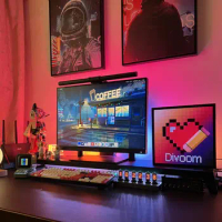 Divoom Pixoo-64 - WiFi Pixel Cloud Digital Frame with APP Control,64 X 64 LED Panel Display Frame for Gaming Room Decoration