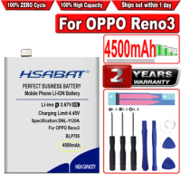 HSABAT 4500mAh BLP755 Battery for OPPO op Reno3 Reno 3