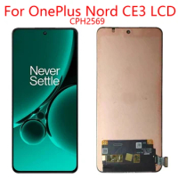 AMOLED 6.7 Inch For OnePlus Nord CE3 1+ Nord CE3 CPH2569 LCD Display Screen Touch Digitizer Panel Assembly