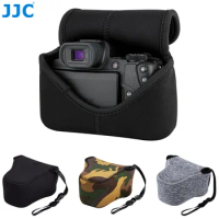 JJC Mirrorless Camera Bag Case Neoprene Soft Camera Pouch for Fujifilm X100VI XT30II XT30 XT20 XT10 XE4 Canon EOS M50II M50 M5