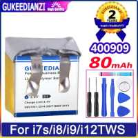 GUKEEDIANZI Battery 400909 401010 501010 For i7s i8 i9 i10 i12TWS Tws-12 Wireless Earphones Headset MP3 MP4 Bateria