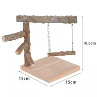 遊樂場活動站架子玄鳳虎皮牡丹鳥籠架實木訓練架互動訓練架