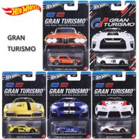 Original Hot Wheels Gran Turismo Simulated Race Car Models 1/64 Metal Porsche 911 Vehicle Toys for Boys Ford Shelby Toyota Supra