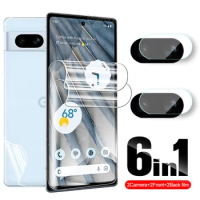 Screen Protector For Google Pixel 7a 5G 6To4 Front Back Hydrogel Film Googe Pixel7a Pixle 7 A A7 6.1'' 2023 G82U8 Camera Glass