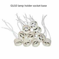 GU10 lamp holder socket base adapter Wire Connector Ceramic Socket for GU10 LED Halogen Light