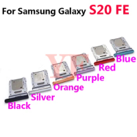 For Samsung Galaxy S20 FE S20FE SIM Card Tray Slot Holder Adapter Socket Repair Parts