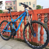 Kalosse Soft-Tail Hydraulic Brakes 27.5X17 Adluts 24 Speed Mountain Bicycle 27.5 Inches Mountain Bike