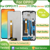 100% Tested New LCD For OPPO F11 LCD CPH1913 Display Touch Screen Assembly Digitizer For OPPO F11 Pro CPH1969 LCD With Frame