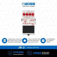 BOSS Stompbox JB-2 Angry Driver Pedal Efek Gitar Distortion