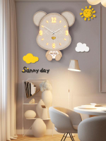 樂享居家生活-餐廳靜音鐘表掛鐘客廳2024新款網紅創意時鐘掛墻簡約現代大氣壁燈掛鐘 時鐘 電子鐘 居家裝飾