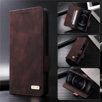 For Xiaomi Poco M6 M4 M3 Pro 5G Flip Case Luxury Leather Book Clamshell Etui For Poco M4 Pro 4G Case M6 M5S M5 M3 Wallet Cover