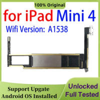 Unlocked Motherboard for iPad MINI 4 WIFI Version A1538 Cleaned iCloud Original Mainboard Authentic Logic Board for iPad Mini4