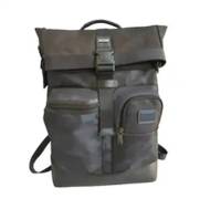 TUMI Cypress Roll Top Backpack Bag - Tas Ransel - Navy Camo