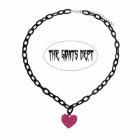The Goats Dept - Mezzo Piano Love Chain Choker Necklace / Kalung Rantai Hitam Pria Wanita Viral Hip 