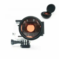 58mm 10X Close-Up Macro Filter Red Lens Filter for GoPro Hero 6 5 7 Black &amp; Bag