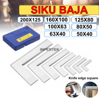 Siku Baja 125X80 Penggaris Besi 125 X 80 mm Mistar Knife Edge Square