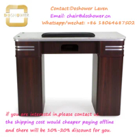 Marble top nail manicure table with customized size table manicure complete for manicure table and chair set wood